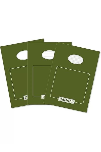 Mu Art Ahşap Classic Memo Pad A4 50 Sheets, Lined 3 Pack