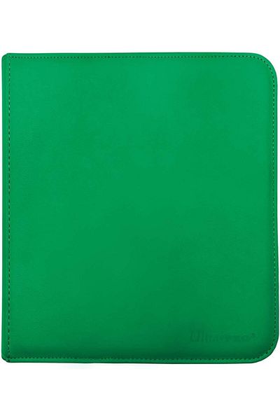 Ultra Pro Zippered Pro Binder Green 12 Pockets 480 Card Capacity