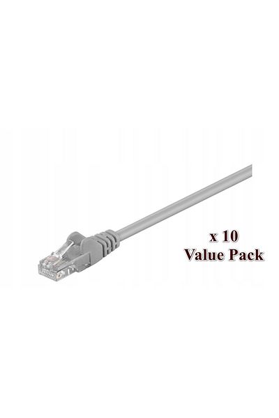 MicroConnect U/UTP CAT5e 5M szary 10 szt