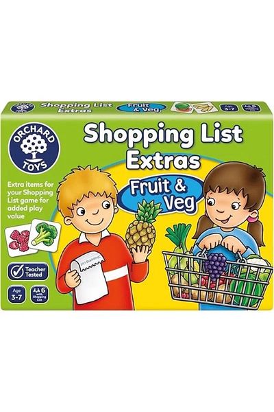 ORCHARD Shopping List Fruits and Vegetables Supplementary Package 3-7 Years Old Educational Game (090)