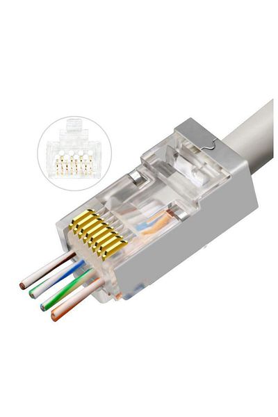MicroConnect Mufă modulară EZ RJ45 CAT6a 50 buc.