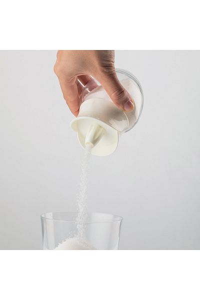 Mons Powder Sugar Bowl Qlux Sugar Bowl (Powder) Bpa Free Glass Powder Sugar Bowl Candy Sugar Bowl 210 ml