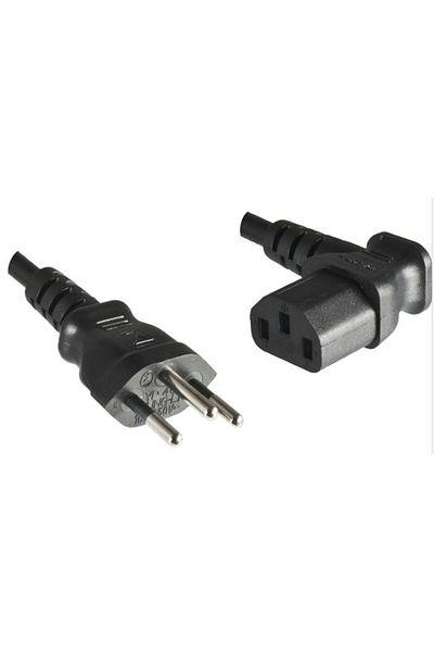 MicroConnect Cablu de alimentare Swiss-C13 90° 1,8 m