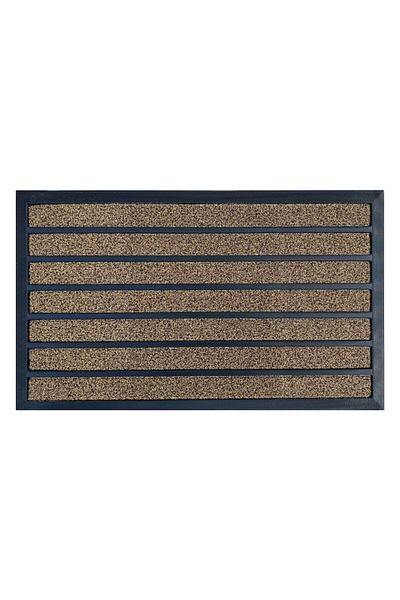 Optim Entrance Mat Rubber and Polyethylene, FORTE Brown, 75 x 45 cm