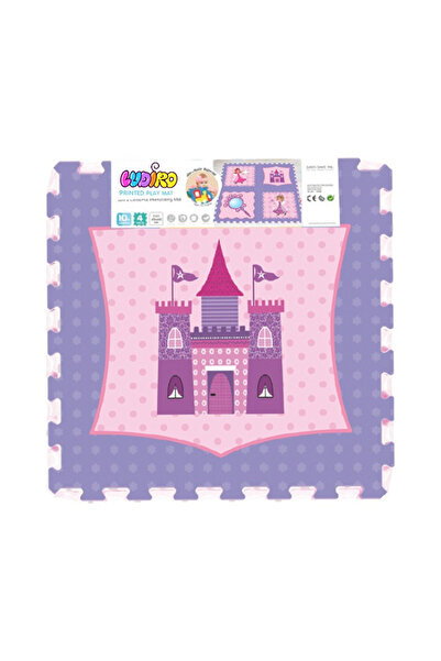 LUDIRO Puzzle Carpet, 4 Pieces 48.6x48.6 Cm, EVA Foam, Fairy Tale Design