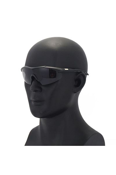 Hipolar Tactical Polarized Combat Sunglasses, UV 400, with 3 Interchangeable Polycarbonate Lenses