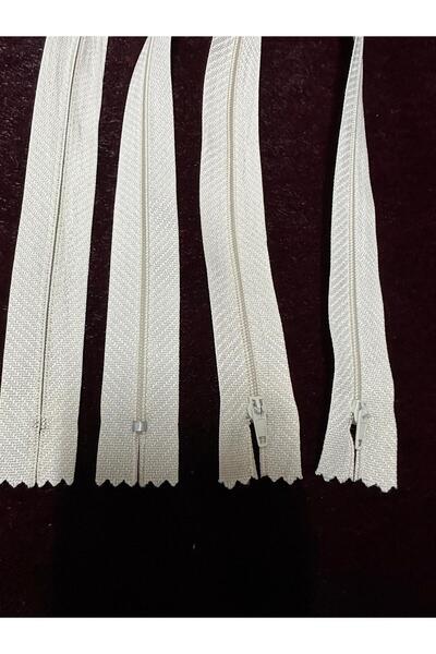 e tuhafiye 2 BUCĂȚI FERMUAR CU DENTELĂ FINĂ DE CULOARE CREMĂ-50 CM