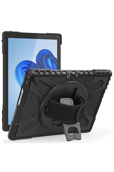 eSTUFF Husă Protectoare Modernă ATLANTA pentru Microsoft Surface Pro 11/10/9 Negru