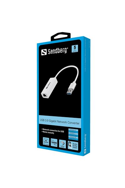 Inna marka Konwerter Sandberg USB3.0 Gigabit Network 133-90