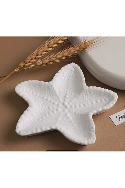 Karra Art Irregular Starfish Jewelry Candle Plate 2 Pack