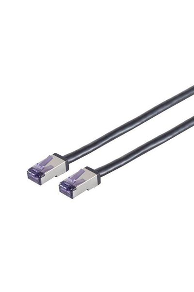 Lanview HIGH-FLEX Cat6a S/FTP Czarny 5m, Elastyczny Kabel Sieciowy, Miękki PVC