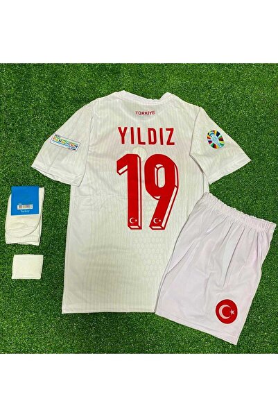 FRAGOLA Türkiye 2024 Kenan Yıldız Iç Saha Çocuk Forması 4'lü Set (EURO 2024 P...