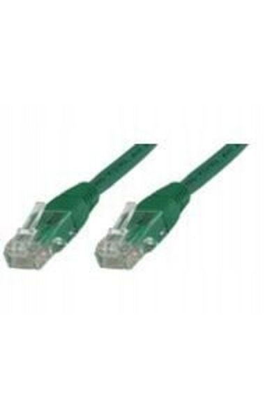 MicroConnect U/UTP CAT5e 0,5M Zielony PVC