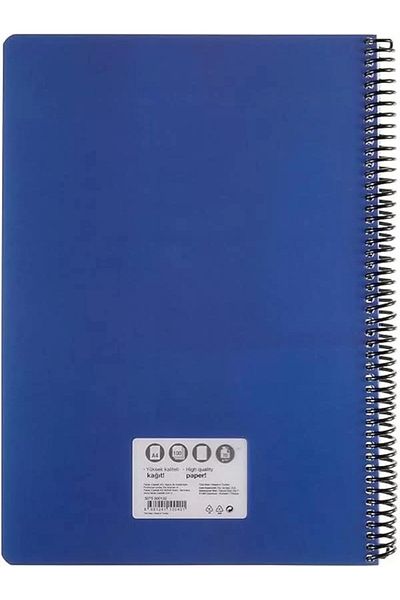 Mena Rise Faber-Castell Color Spiral Notebook, A4, 100 Sheets, 70g Paper, Plain Page, Durable Cover, Easy