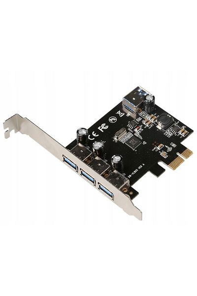 MicroConnect Karta PCIe z portem 3+1 USB 3.0