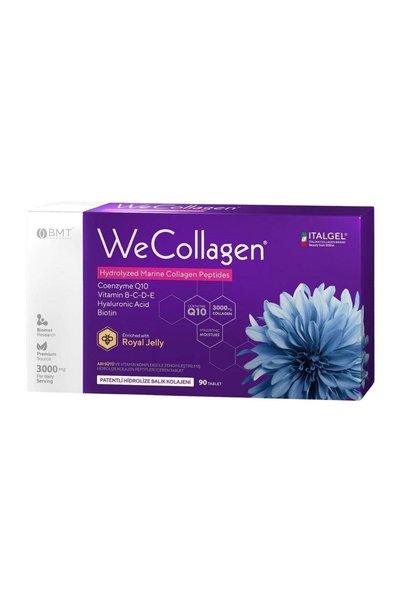 WeCollagen Tip 1-2-3 Kolajen Tablet Takviye Edici Gıda 90 Tablet