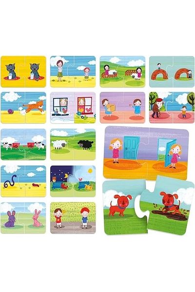Headu Joc de puzzle de învățare a conceptelor opuse pentru 3-6 ani