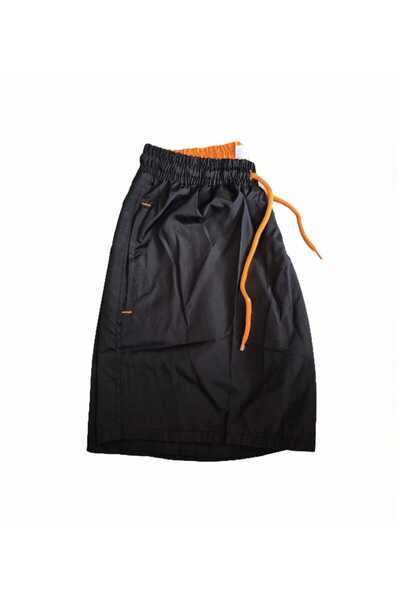 ALEXA Siyah Erkek Deniz Şortu-Rahat ve Şık Tasarım-Plaj ve Havuz İçin İdeal