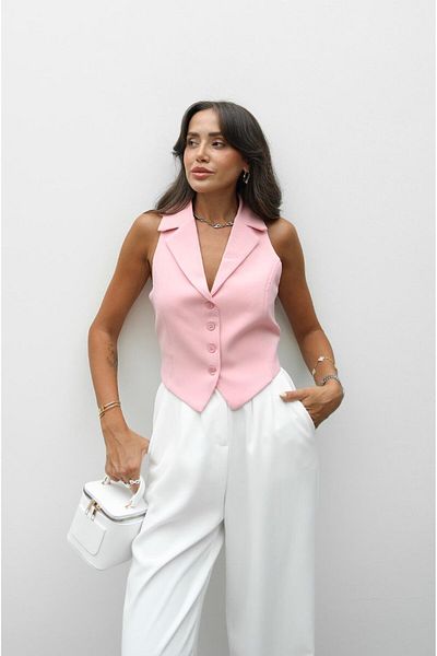 Havoş Pink Cut Out Vest