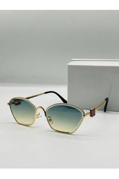 Generic Luxury women's sunglasses with a modern design and a metal frame