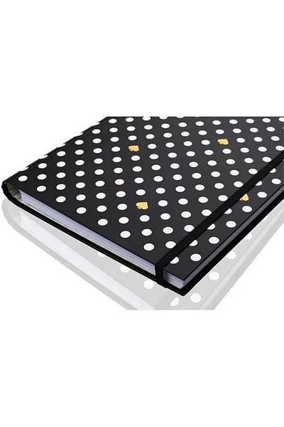 Mu Art Ahşap Victoria's Journals 16,5X22,5 cm Hidden Spiral Dotted Notebook Undated Notepad (Candy Polka)