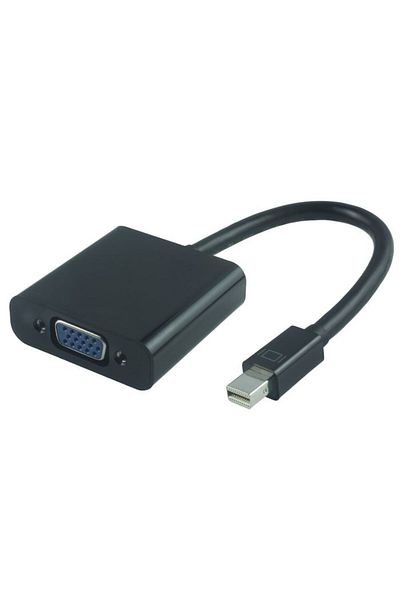 MicroConnect Mini Displayport-VGA M-F Czarny