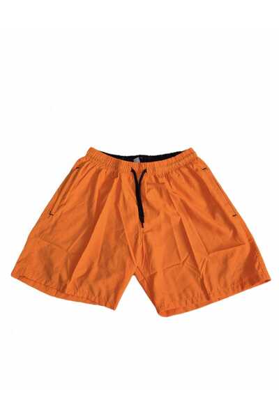 ALEXA Orange Men's Swim Shorts-Comfortable and Stylish Design-Ideal for Beach and Pool