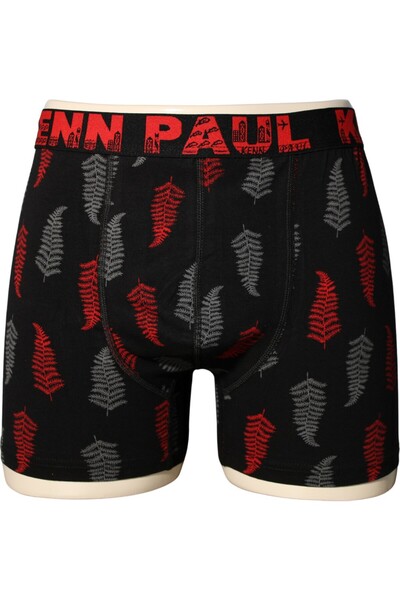 Viselya 3 τεμάχια από Βαμβάκι κόκκινα μαύρα ανδρικά μποξεράκια