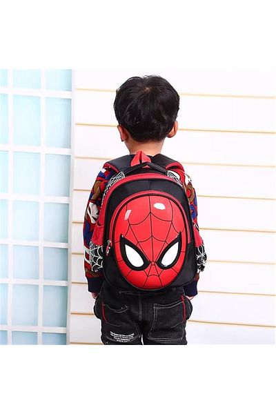 DmarQa Spiderman Waterproof School Bag for Boys & Girls – Kids Backpack for Ages 3-6, Shoulder Satchel