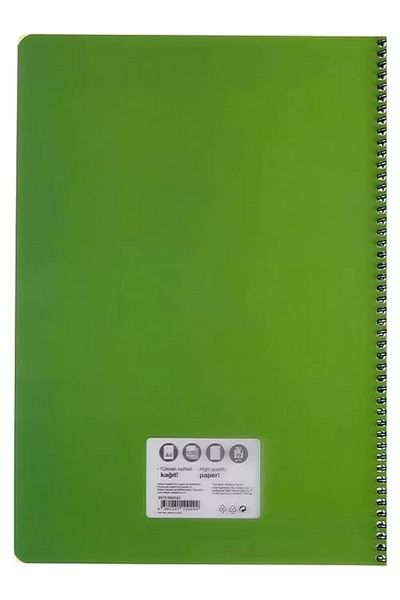 Mu Art Ahşap Faber-Castell Pp Cover Bicolor Spiral 120 Yp Flat