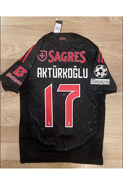 Forma Benfica 2024/25 Yeni Sezon Kerem Aktürkoğlu Deplasman Forması (BLACK)