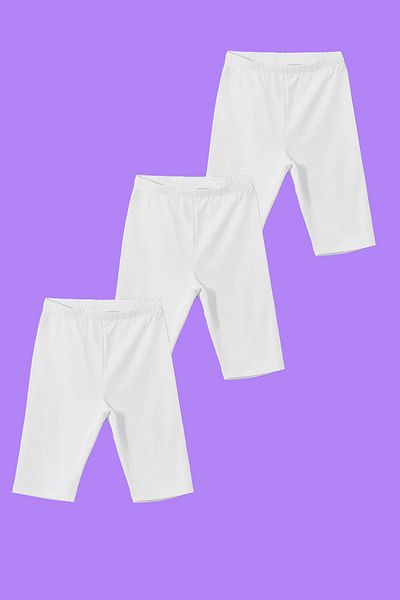 buğlem collection Pachet de 3 pantaloni scurti din jerseu pentru copii, din bumbac pieptănat lycra, confortabili și respirabili, 2-14 ani