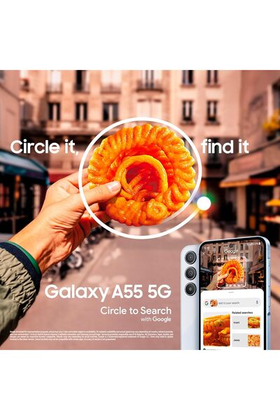 Samsung Galaxy A55 5G (Awesome Iceblue, 8GB RAM, 256GB Storage)