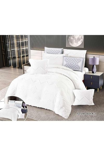 Gerenic Cool fabric summer double bed sheet set - 8 pieces
