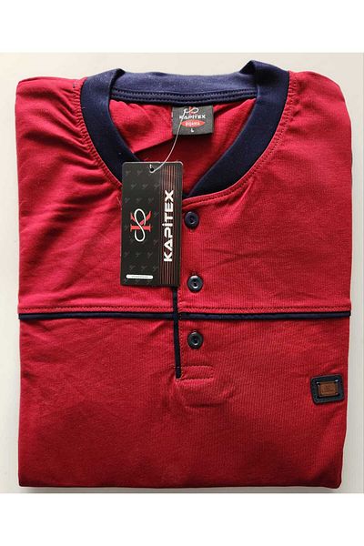 KAPİTEX Men's Pajamas with Long Sleeve 5852
