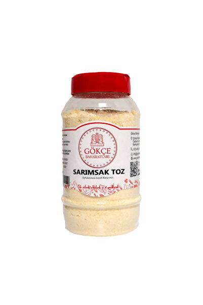 GÖKÇE BAHARATLARII SARIMSAK TOZ 500 GR çift taraflı kapak