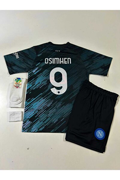 BREATHLESS Napoli 2022/23 Sezonu Victor O's.i.m.h.e.n Deplasman Çocuk Forması 4'lü