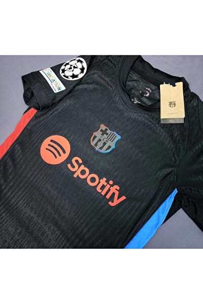 BYSPORTAKUS F.C B.a.r.c.e.l.o.n.a 2024/25 Yeni Sezon İsimsiz Deplasman Forması (BLACK)