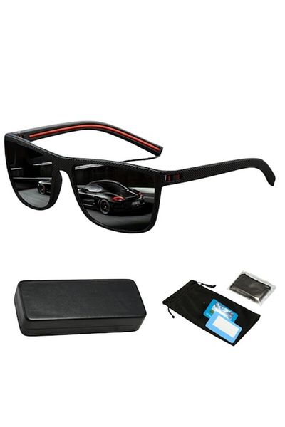 Hipolar Polarized Sunglasses, HIPOLAR®, Class 3, Black HD23 Mirror Lens UV400 with Shockproof Case