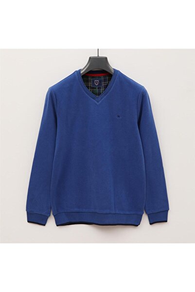 Dio Rise Ανδρικό μακρυμάνικο μπλουζάκι με λαιμόκοψη V - (M-2XL) - CZT-133 - Saks