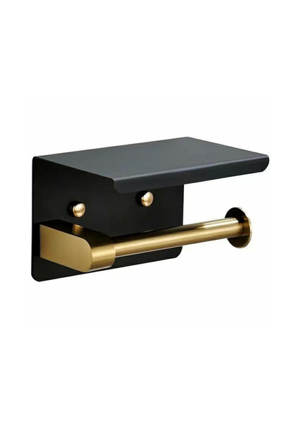 dalip Suport Hartie Igienica su Raft, Dalip, Fixare cu Surub, 14.3 x 9.5 x 10...