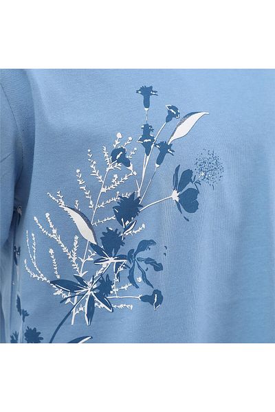 Dio Rise Ανδρικό μπλουζάκι με κοντό μανίκι Crew Neck - (M-2XL) - PS-254 - Μπλε