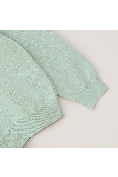 Dio Rise Men's Unsharped Long Sleeve Slim Throat Collar Sweater - 180538 - Mint Green