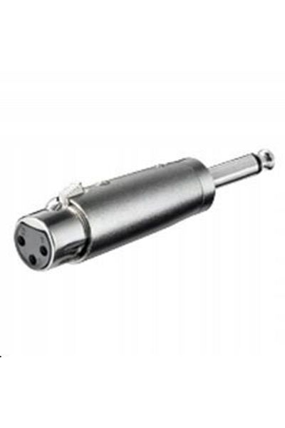 MicroConnect Adaptor XLR XLR cu 3 pini - jack mono 6,35 mm F-M