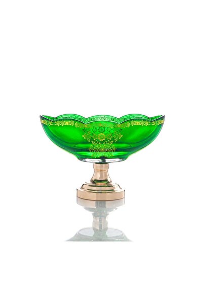 CENGİZ ÇEYİZ Cam Desenli Gondol Şekerlik 34x16x22 cm