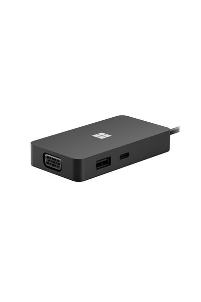 MicroConnect Microsoft USB-C Travel Hub Czarny, Adapter Graficzny USB, HDMI, VGA, SWV-00002