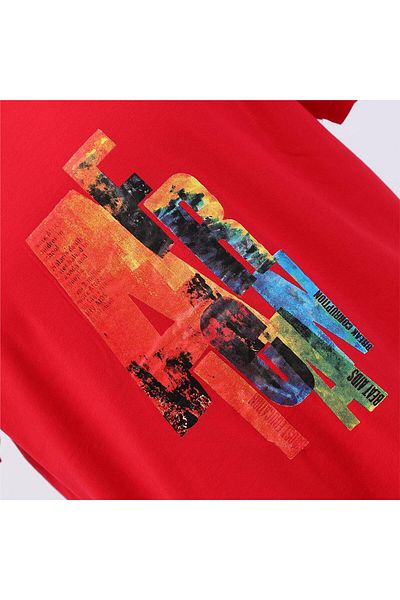 Dio Rise Men's Polo Neck Short Sleeve T-Shirt - (M-2Xl) - Psi-180 - Red