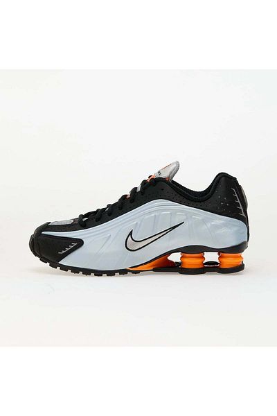 Nike W Shox R4 "Blue Tint/ Metallic Silver-Total Orange"