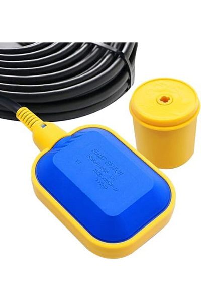fitto Cable Float Switch 3m, Water Level Controller with Heavy Base Universal Power, Suitable for Se