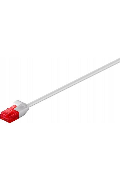 MicroConnect U/UTP CAT6 0,5M Szary Slim, V-UTP6005-SLIM